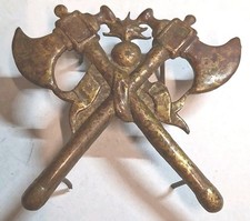 Plaque De Casque En Laiton