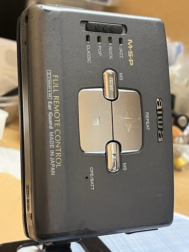 Aiwa portable cassette player - portable,