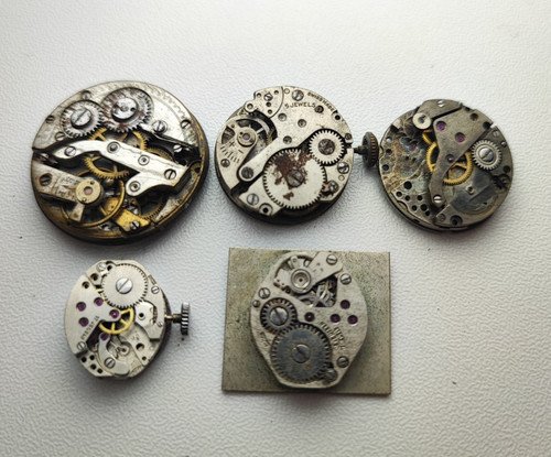 Watch lot movement for parts