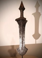African Tetela/Kusu "balingbwa" short sword - Congo D.R.C - Épée couteau knife