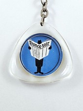 KEYRING - FRANCE SOIR Magazine - 60s - Vintage - Newspaper Media -