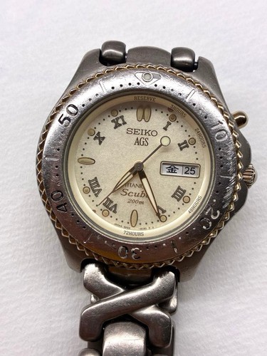 Montre homme seiko 5m23 6b60 - montre,