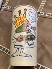 Vintage PIZZA KING Wax Paper Cup Drive In Restaurant 6” Cup