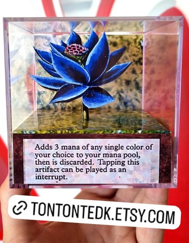 Diorama cube black lotus - diorama,