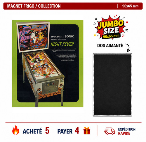 Magnet frigo night fever 90x65 - night,