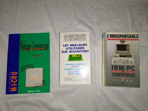 Lot anciens livres - de, 3