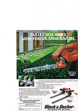 1978 BLACK & DECKER AD Hedge Trimmer DNJ 455G
