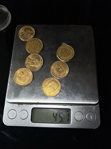 Pièces francs napoléon - or,