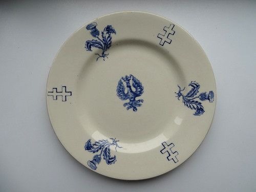 Assiette plate faience - , kg