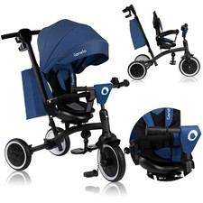 Vélo d'éveil LIONELO Tris Plus Tricycle de 9 mois à 5 ans Poussette