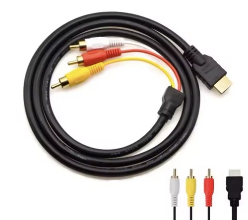 Câble hdmi vers rca 1080p - rca,