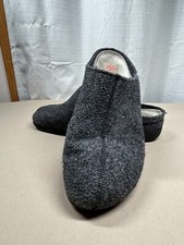 Berkemann Wool Felt Clogs Wms Sz US 9 EU 40 Slip On Gray Slippers Lagenlook