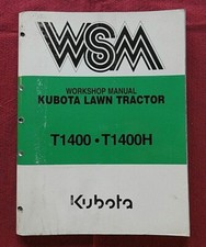 GENUINE KUBOTA T1400 T1400H LAWN TRACTOR SERVICE REPAIR MANUAL