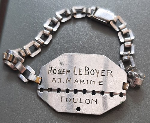 Bracelet plaque identité - bracelet,