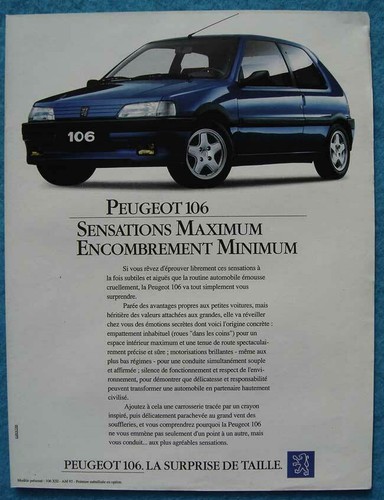 Publicité papier voiture - publicité,