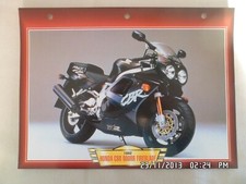 CARTE FICHE MOTO HONDA CBR 900