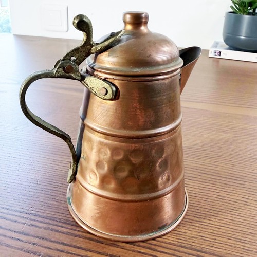 Cafetière ancienne cuivre - cafetière, en