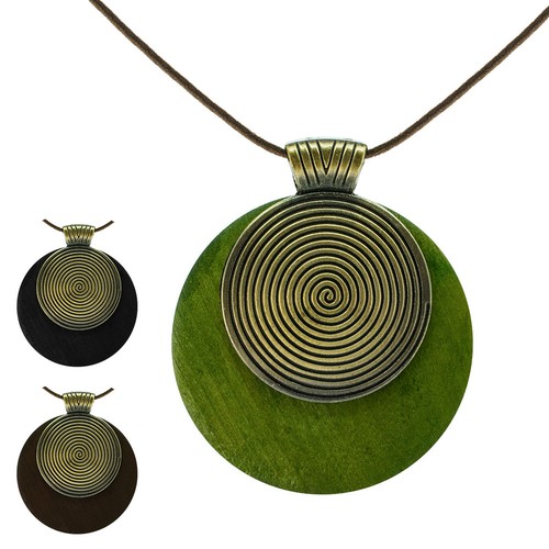 Chaîne bois collier en - bois, /