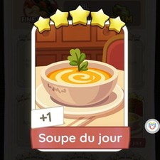 Soupe du Jour - Monopoly_Go_5⭐⭐⭐⭐⭐ Star Sticker ⚡⚡Fast Delivery ⚡⚡