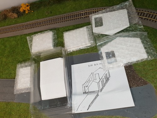 Maquette halle marchandises - halle,