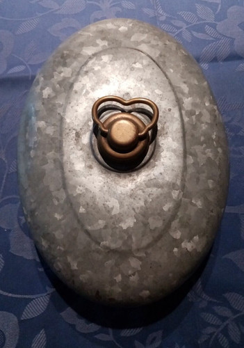 Vintage bouillote ovale en - vintage,