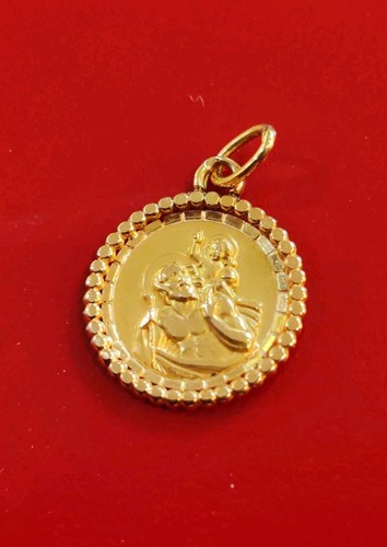 Médaille saint christophe - christophe, or