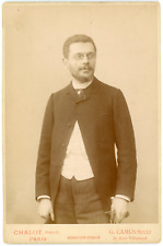 Chalot, Louis Larroumet, Historian, Freemason Vintage Albumen Print.Louis Ba