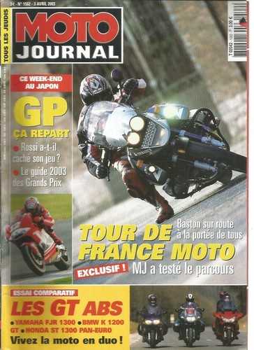 Moto journal 1562 abs - journal, n°1562