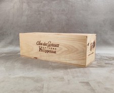 Philipponnat Clos Des Goisses Champagne Wooden Case Made in France 1980s