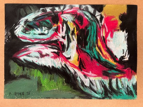 Dessin karel appel - karel, sur