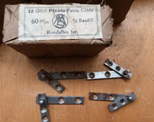 Lot 4 pivot d' armoire acier