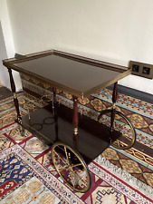 Mini bar - Desserte roulante vintage F.lli Orsenigo en acajou - Année 50