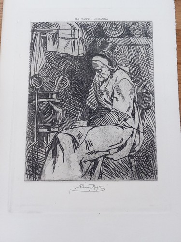 Felicien rops tante johana - felicien,