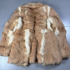 Real Rabbit Fur Coat Women Winter Outwear Warm Jackets Thick Lady Two Tone