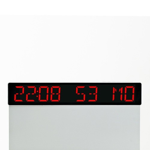 Horloge numérique led auto - horloge,