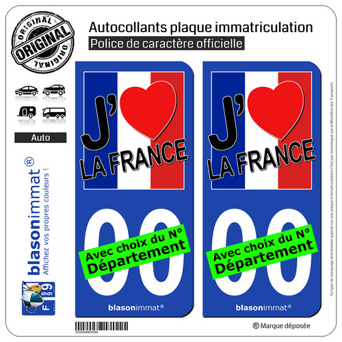 Stickers autocollant plaque - 2,