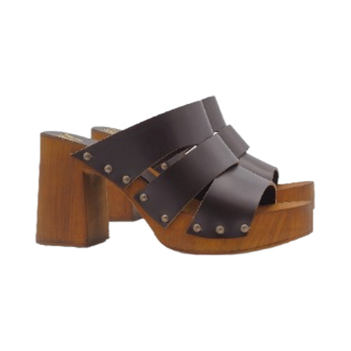 Mule femme avec bandes - mule,