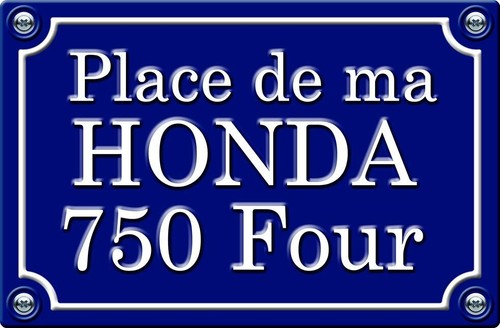 Place honda 750 four - four,