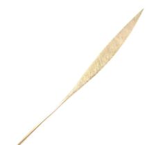 Rare! Vintage Authentic Cartier Dinh Van 18k Yellow Gold Long Quill Brooch Pin