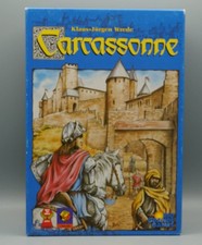 Carcassonne Base Game - 100% Complete, Light Box Wear-vd2y