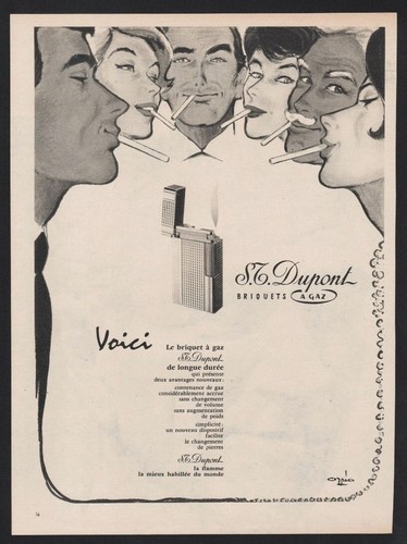 Pub papier 1959 briquet - 1959,