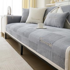 Housse Canapé d'angle 4/3/2/1 Places Housse Meridienne Couvre Canape avec Acc...