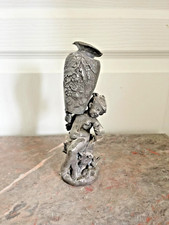 Ancien Statue Etain Repro