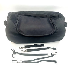 Harley Davidson by SAC Black Motorcycle Backrest Sissy Bar Touring Luggage Bag