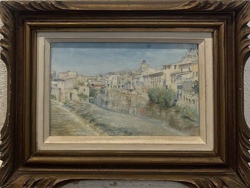 Tableau peinture cadre 20è - tableau,