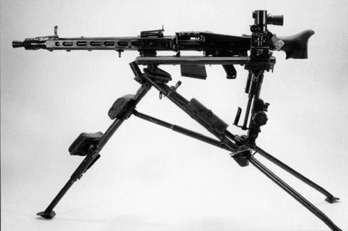 Ww2 photo mitrailleuse - -,