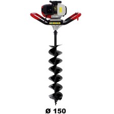 Tarière thermique SEMI-PROFESSIONNELLE 62 cm3 + mèche 150 mm