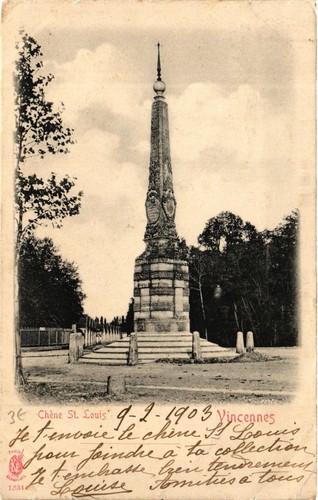Old postcard chene louis - old,