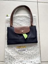 Longchamp Sac Pliage L Porté Épaule Marine Neuf