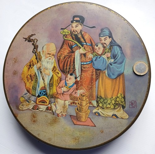 Grande boite ancienne bonbons